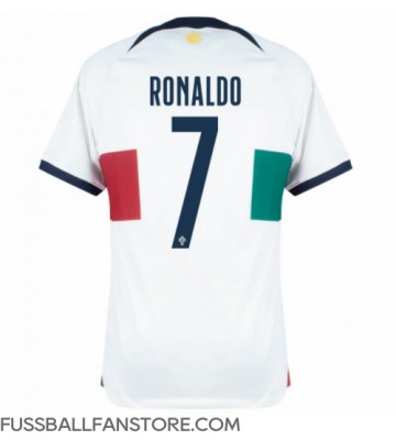 Portugal Cristiano Ronaldo #7 Replik Auswärtstrikot WM 2022 Kurzarm
